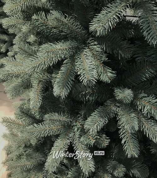 Искусственная голубая ель Дуглас компактная 213 см, ЛИТАЯ + ПВХ National Tree Company