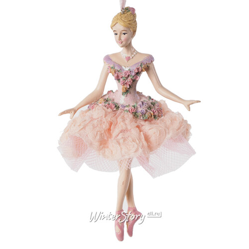 Елочная игрушка Балерина Линда - Антраша Безансона 11 см, подвеска Kurts Adler