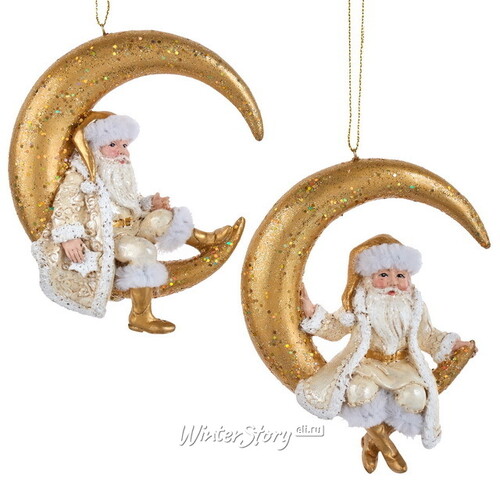Елочная игрушка Санта Клаус - Christmas Miracles 11 см, подвеска Kurts Adler