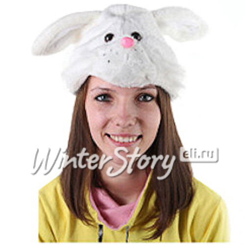 Карнавальная шапка Белый зайчик, 25*28 см Snowmen
