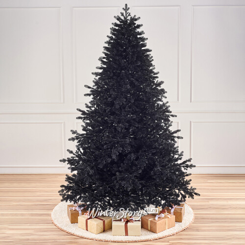 Искусственная елка Черная 180 см, ЛИТАЯ 100% Max Christmas