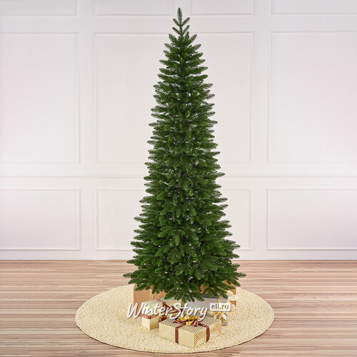 Искусственная узкая елка Рижская 180 см, ЛИТАЯ 100% Max Christmas