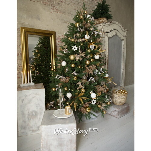 Искусственная елка с лампочками Версальская 3 м, 930 теплых белых ламп, ЛИТАЯ 100% Max Christmas