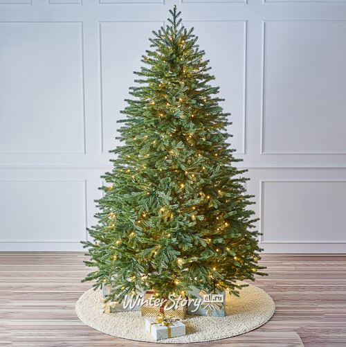 Искусственная елка с лампочками Версальская 3 м, 930 теплых белых ламп, ЛИТАЯ 100% Max Christmas
