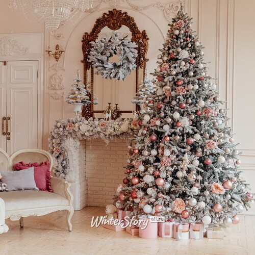 Искусственная елка Снежная Королева заснеженная 180 см, ЛИТАЯ + ПВХ Max Christmas