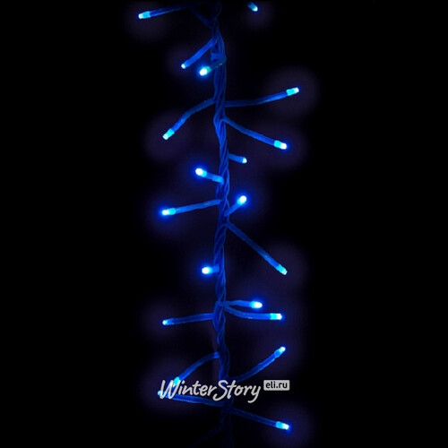 Электрогирлянда Фейерверк Cluster Lights 200 синих микроламп, 2 м, синий ПВХ, соединяемая, IP20 Snowhouse