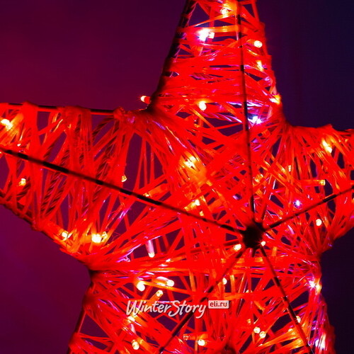 Светодиодная макушка Кремлевская Звезда 50 см красная GREEN TREES