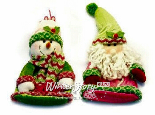 Мешок для конфет Дед Мороз, Снеговик, 31см Снегурочка