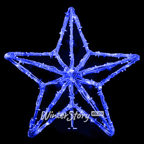 Светодиодная макушка Звезда 70 см синяя МанузинЪ