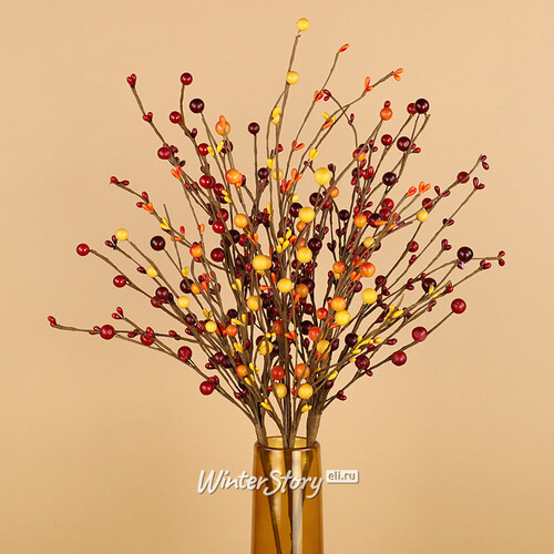 Декоративная ветка с ягодами Autumn Berries 60 см Kaemingk
