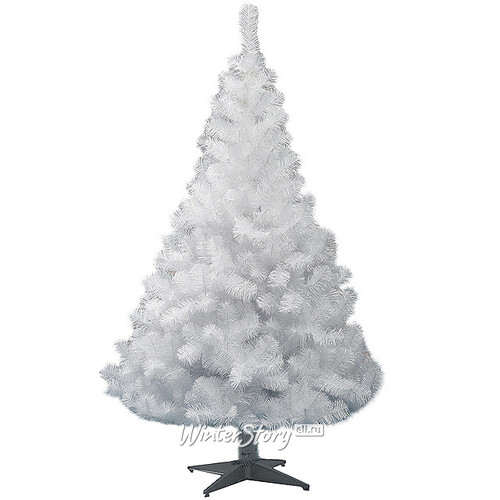 Искусственная белая елка Клеопатра 240 см, ПВХ Царь Елка