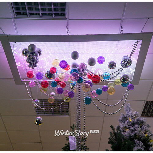 Люстра "Мыльные Пузыри", 170*100*60 см, эксклюзивная дизайнерская работа Снегурочка