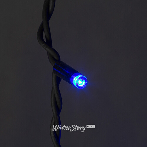 Светодиодный занавес Legoled 2*3 м, 600 синих LED ламп, черный КАУЧУК, соединяемый, IP54 BEAUTY LED