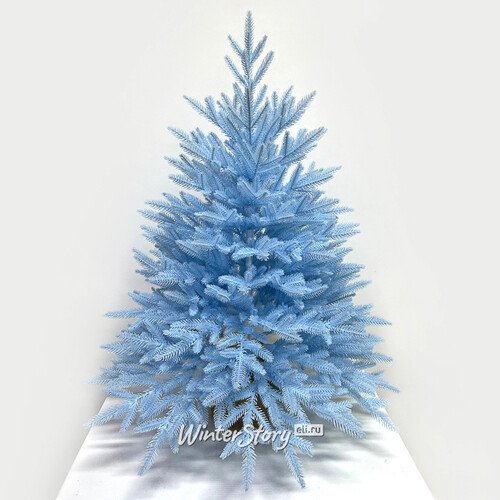 Настольная елка в мешочке Голубая 70 см, ЛИТАЯ 100% Max Christmas
