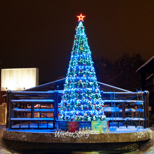 Новогоднее освещение Пояс Ориона для елки 29 м, синий GREEN TREES