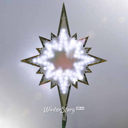 Светодиодная макушка Полярная Звезда 80 см белая GREEN TREES