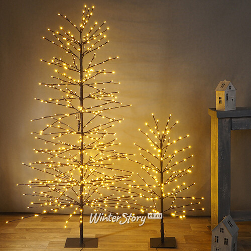 Светодиодное дерево Гранвиль 180 см, 600 теплых белых LED ламп, IP44 Peha