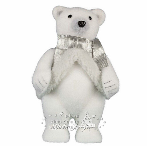 Фигура "Медвежонок в серебряной курточке", 35 см Царь Елка