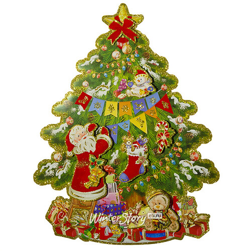 Панно Рождественская елка 54 см  Царь Елка