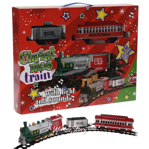 Новогодняя железная дорога Christmas Express, 23 предмета Koopman