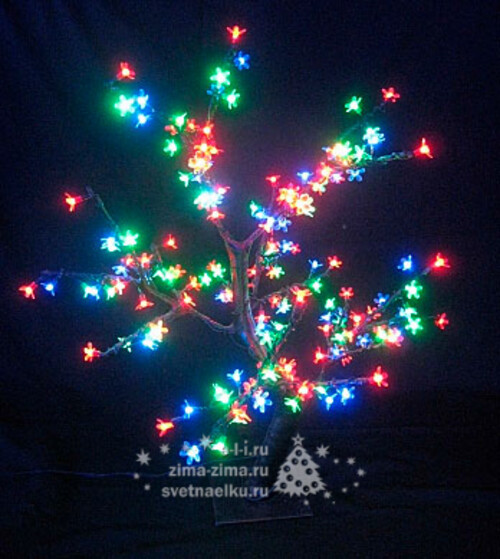 Светодиодное дерево "Сакура", 150 см, уличное, RGB BEAUTY LED