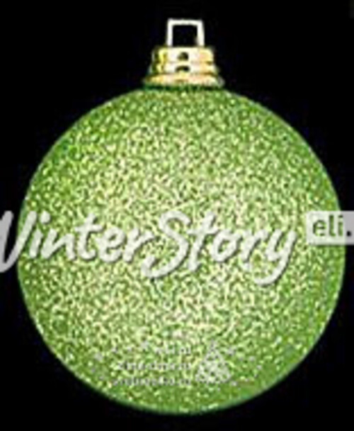 Пластиковый глянцевый шар 6 см светло-зеленый Holiday Classics