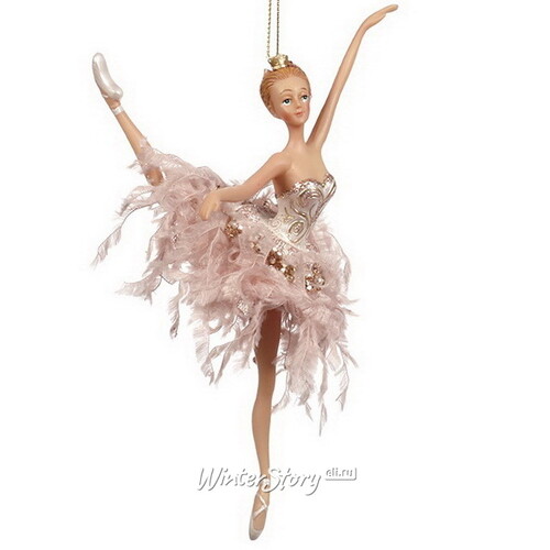 Елочная игрушка Балерина Синтия - Rose Paradise 19 см, подвеска Goodwill