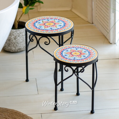Комплект столиков для цветов Moti Floreale 32-38 см, 2 шт Koopman
