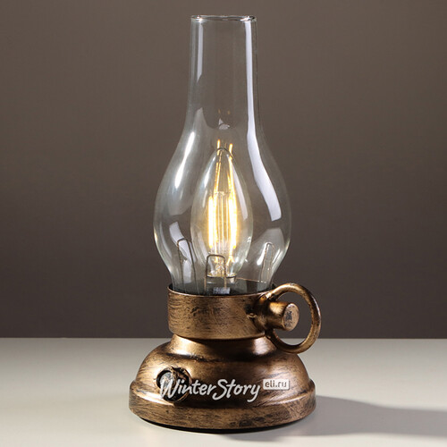 Декоративный светильник с диммером Антикварная коллекция: Керосиновая лампа 20 см Koopman