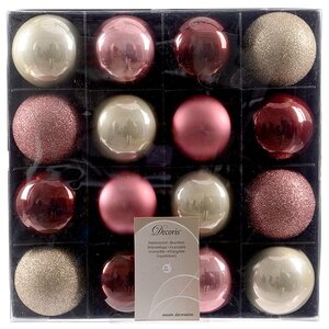 Коллекция пластиковых шаров Salute - Имперский Шик 6 см, 16 шт Kaemingk фото 1