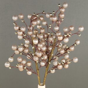 Декоративная ветка с ягодами Эннис: Bright Luxury 60 см Winter Deco фото 3
