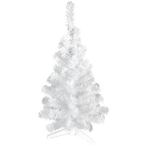 Искусственная настольная белая елка Метелица 50 см, ПВХ MOROZCO фото 1