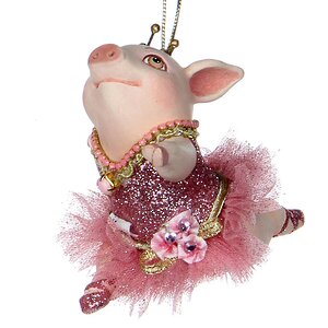 Елочное украшение Свинка - Балеринка-1 11*8 см, подвеска Katherine’s Collection фото 1