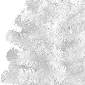 Искусственная настольная белая елка Метелица 50 см, ПВХ MOROZCO фото 2