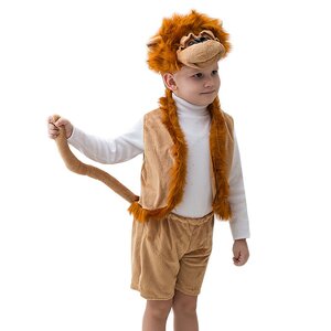 Карнавальный костюм Обезьянка мальчик, рост 104-116 см Бока С фото 1