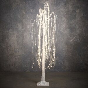 Светодиодное дерево Ива Рекмонд 150 см, 400 теплых белых LED ламп, таймер, IP44 Edelman фото 1