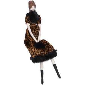 Декоративная фигура Патриша Блеквуд в леопардовом платье 47 см Edelman фото 1