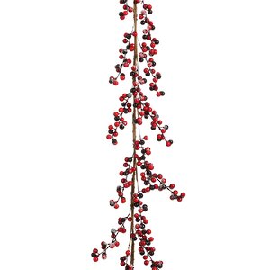 Декоративная гирлянда Berries Westerio 180 см заснеженная Edelman фото 1