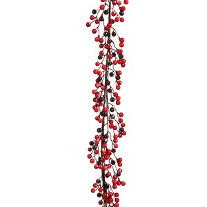 Декоративная гирлянда Berries Santiago 180 см заснеженная Edelman фото 1