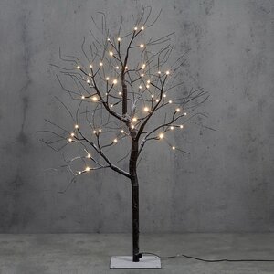 Светодиодное дерево Ольсен 110 см, 54 теплых белых LED ламп, таймер, IP44 Edelman фото 1