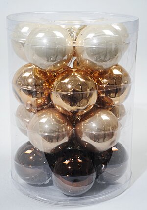 Коллекция стеклянных шаров Нежность 6 см, 20 шт Kaemingk фото 1