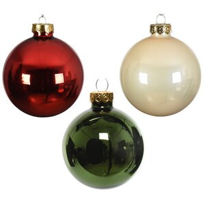 Коллекция стеклянных шаров Рождественский Манхэттен 6 см, 20 шт Kaemingk фото 2