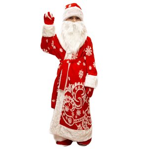 Карнавальный костюм Дед Мороз, рост 122-134 см Бока С фото 1
