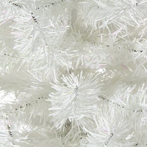 Искусственная настольная белая елка Радужная 60 см, ПВХ Елки Торг фото 2