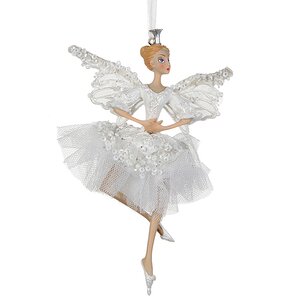 Елочное украшение Балерина Сильфида руки вместе 15 см, подвеска Katherine’s Collection фото 1
