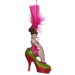 Елочная игрушка "Роскошная леди в туфле", 20 см Katherine’s Collection фото 1