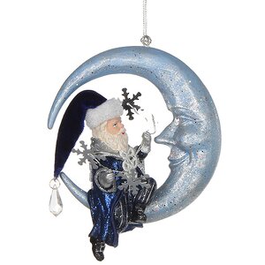 Елочная игрушка "Лунный Санта 1", 15 см Katherine’s Collection фото 1
