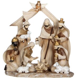 Рождественская композиция "Святое Семейство и Волхвы", 24*23*12 см Edelman фото 1