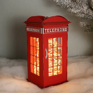Декоративная фигурка Телефонная Будка - London 24 см Christmas Apple фото 9