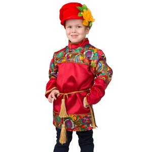 Карнавальный костюм Емеля, рост 128 см Батик фото 1